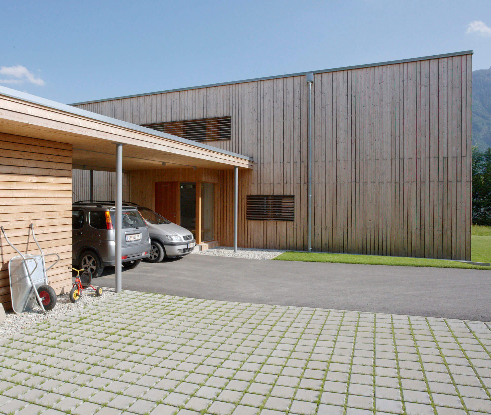 einfamilienhaus, holzbau, fertigteilbau, wohnhaus