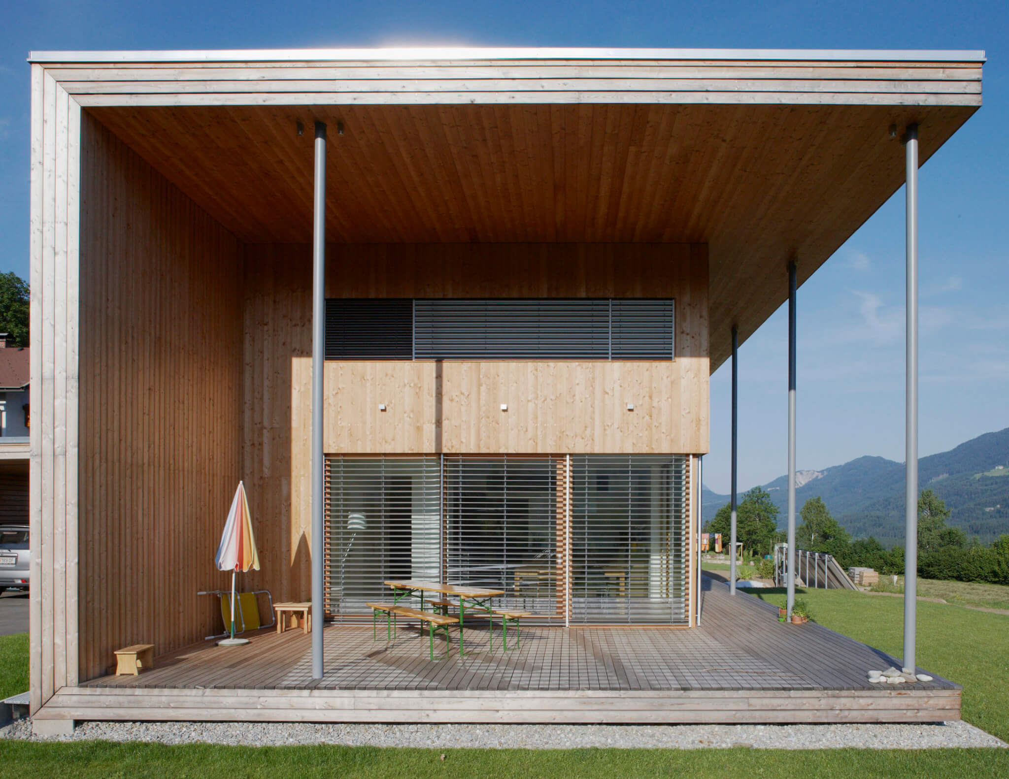 einfamilienhaus, holzbau, fertigteilbau, wohnhaus