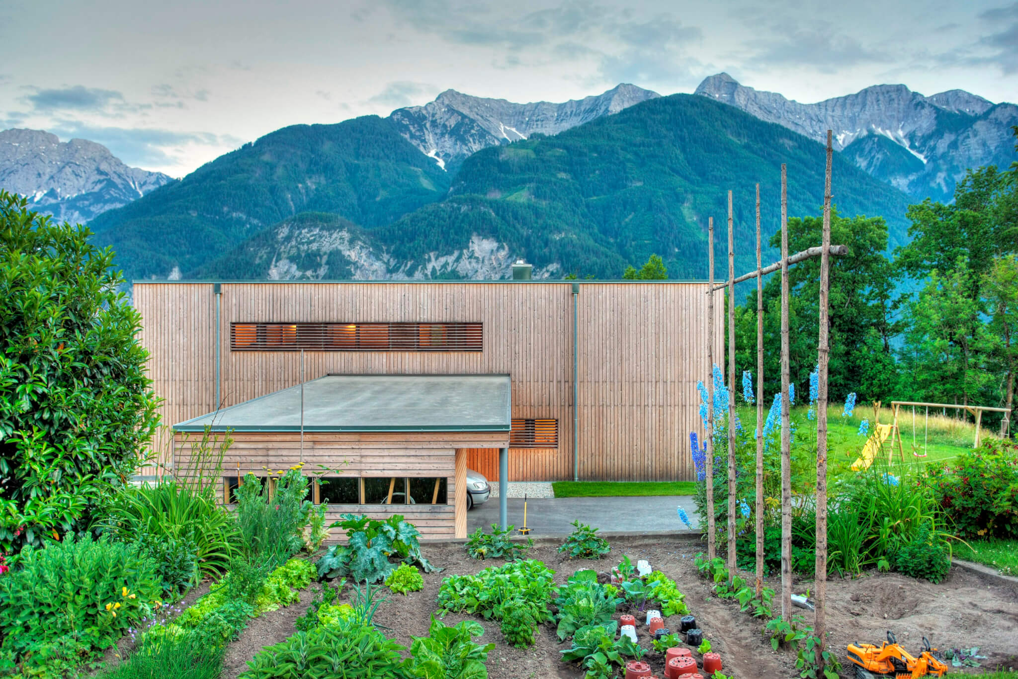einfamilienhaus, holzbau, fertigteilbau, wohnhaus